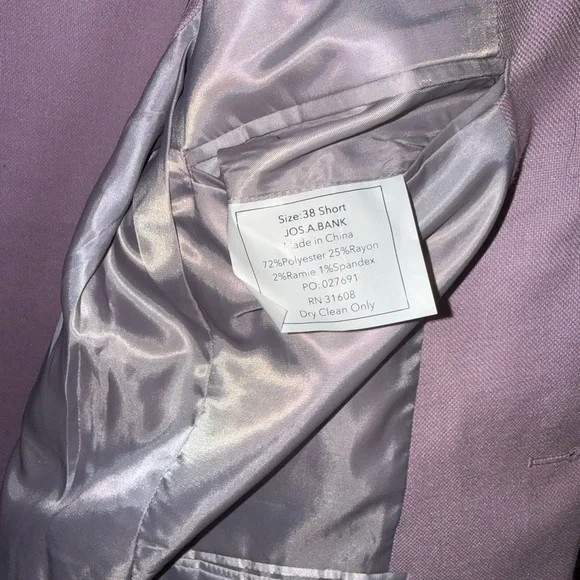 Mens pink sport coat 38s tailored fit - Picture 2 of 3